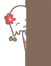 a hula girl sticker sticker #14518253