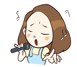 Finally Nhim gets her own stickers. sticker #14519490