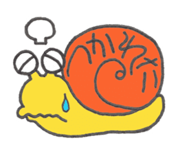 Caterpillar Gorotan and Snail Kururu sticker #14519584