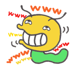 Caterpillar Gorotan and Snail Kururu sticker #14519592