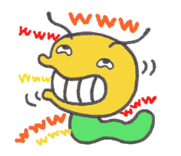 Caterpillar Gorotan and Snail Kururu sticker #14519592