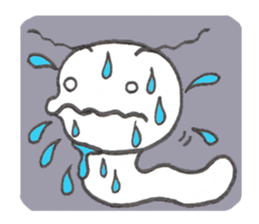 Caterpillar Gorotan and Snail Kururu sticker #14519605