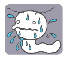 Caterpillar Gorotan and Snail Kururu sticker #14519605