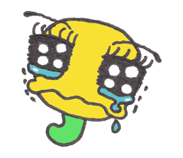 Caterpillar Gorotan and Snail Kururu sticker #14519611