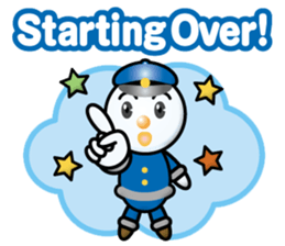 snowman station master sticker #14520326