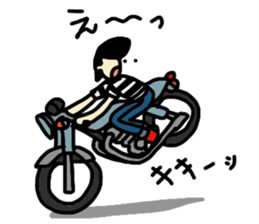riders man 2 Tshirt version sticker #14520656