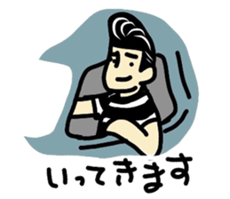 riders man 2 Tshirt version sticker #14520661