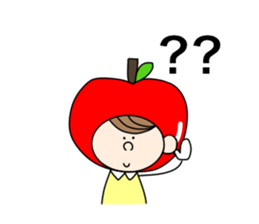 apple appele girl sticker #14520666