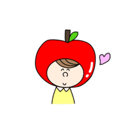 apple appele girl sticker #14520674