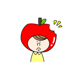apple appele girl sticker #14520677