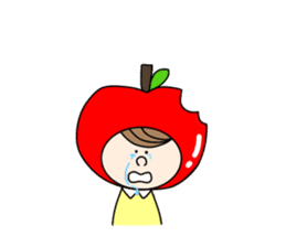 apple appele girl sticker #14520678