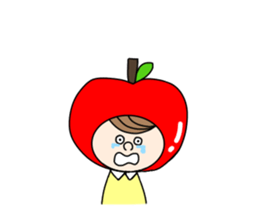 apple appele girl sticker #14520679