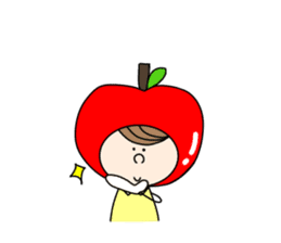 apple appele girl sticker #14520686