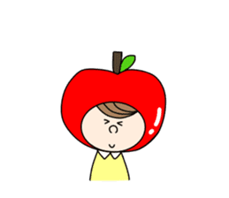 apple appele girl sticker #14520687