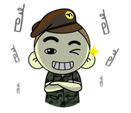 Sai-Noi and army team sticker #14521057