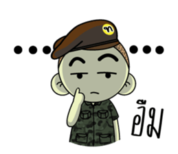Sai-Noi and army team sticker #14521058