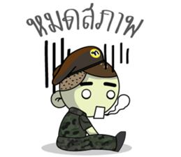 Sai-Noi and army team sticker #14521064