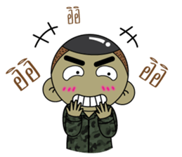 Sai-Noi and army team sticker #14521073
