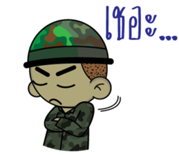 Sai-Noi and army team sticker #14521076