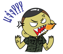 Sai-Noi and army team sticker #14521082