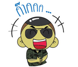 Sai-Noi and army team sticker #14521083