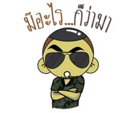 Sai-Noi and army team sticker #14521085