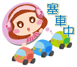 Beauty-Eye girl 2 sticker #14521468