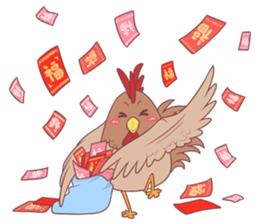 Mei & Chikin_CNY 2017 sticker #14522387