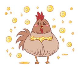 Mei & Chikin_CNY 2017 sticker #14522395