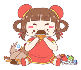 Mei & Chikin_CNY 2017 sticker #14522396