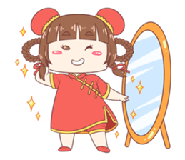 Mei & Chikin_CNY 2017 sticker #14522402