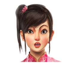 A mei li sticker #14522893