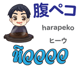 HELLO MAKOTO Thai&Japan Comunication8 sticker #14523510