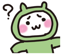 Rabbit frog sticker #14524538