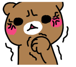 Mr. bear who makes a contact sticker #14524630