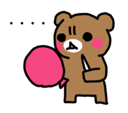 Mr. bear who makes a contact sticker #14524647