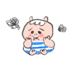 Baby Haran-chan sticker #14524758