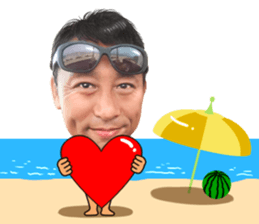 president mitsuru abe sticker sticker #14525423