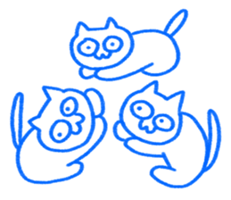 A cat not talking sticker #14525550