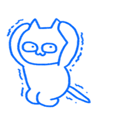 A cat not talking sticker #14525551