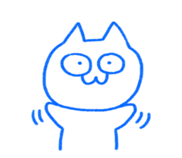 A cat not talking sticker #14525553