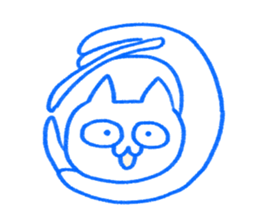 A cat not talking sticker #14525554