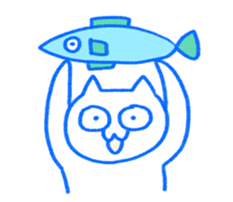 A cat not talking sticker #14525559