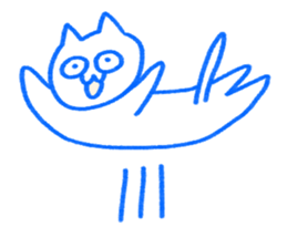 A cat not talking sticker #14525562