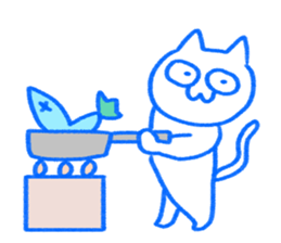 A cat not talking sticker #14525568