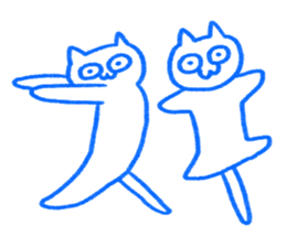 A cat not talking sticker #14525575