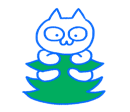 A cat not talking sticker #14525581