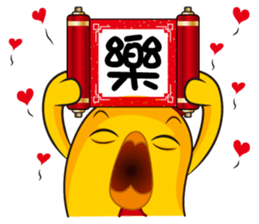 hot temper chick-5 sticker #14526057