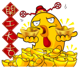 hot temper chick-5 sticker #14526064