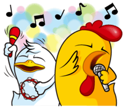 hot temper chick-5 sticker #14526071